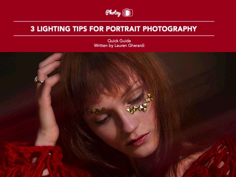 3 Lighting Tips for Portrait Photography - Free Quick Guide