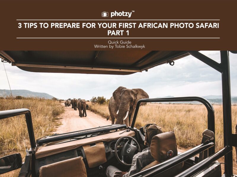 3 Tips to Prepare for Your First African Photo Safari: Part 1 - Free Quick Guide
