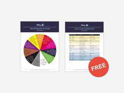 FREE BONUS: 2 printable cheat sheets – ‘Color Temperature' &amp; ‘Color Psychology' ($20 Value)