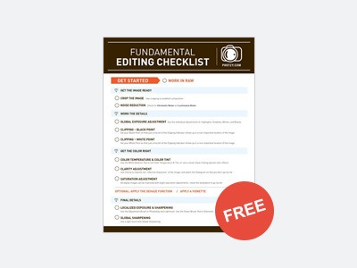 FREE BONUS: Printable Fundamental Edits Checklist. Keep it near your computer. It’s a wonderful tool that will help you until you get the steps down and imprinted into your memory ($10 Value)
