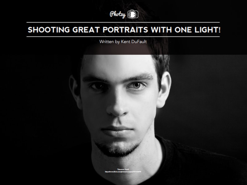 Free Guide – How to Shoot Great Portraits with 1 Light
